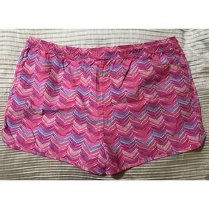 Vineyard Vines Women's Performance Shorts 3", Pink Purple Multicolor, Size XL